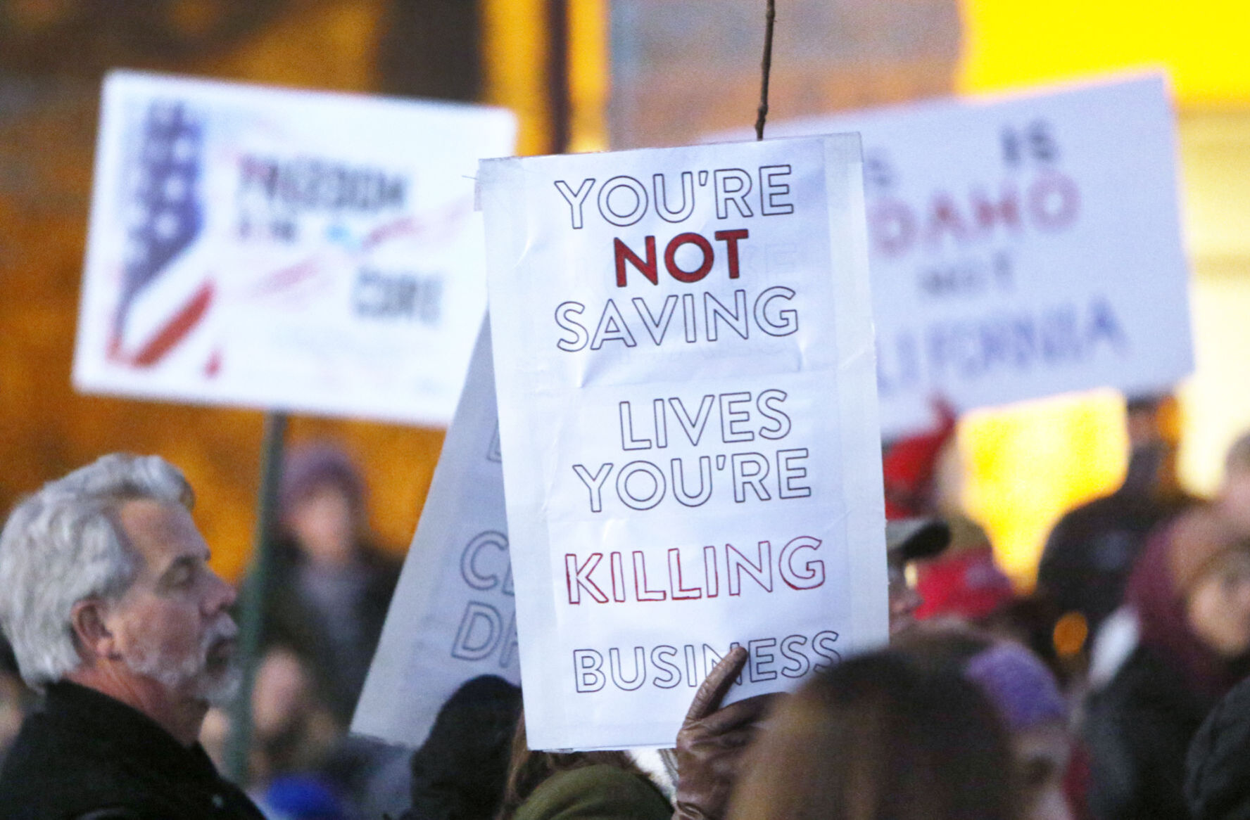Central District Health protest